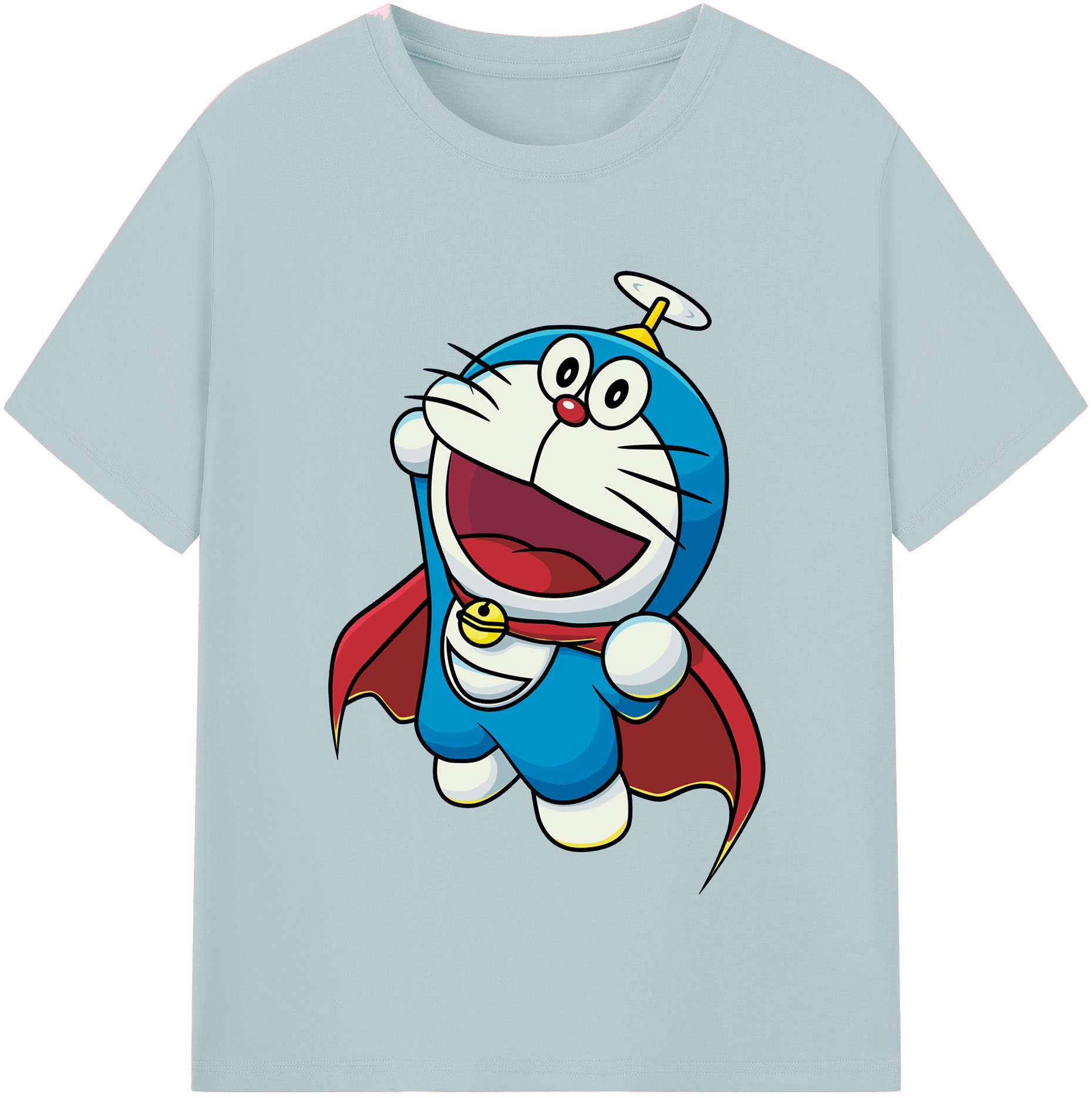 （画像用） ドラえもん Doraemon 綿100％半袖Tシャツ（フロントプリント）